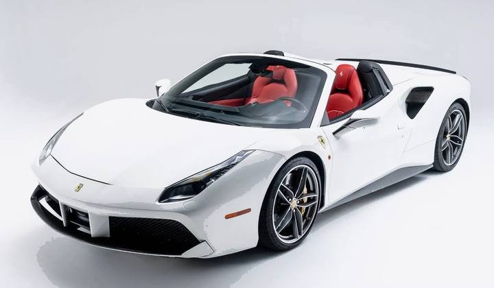 Ferrari 488 Spider rental
